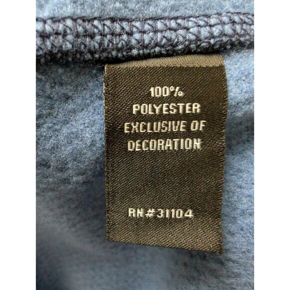 Pro Tour Pullover 1/4 Zip Blue Men's Long Sleeve Pocket Detail Size 2X - Picture 9 of 10